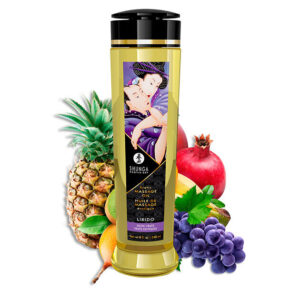 Shunga Libido — Massage Oil, 240 ml, Exotic Fruits — Body Massage Oils