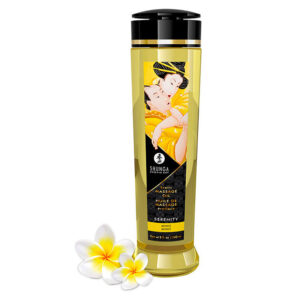 Shunga Serenity — Massage Oil, 240 ml, Monoi — Body Massage Oils