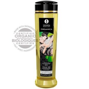 Shunga Organica — Massage Oil, 240 ml, Fragrance Free — Body Massage Oils