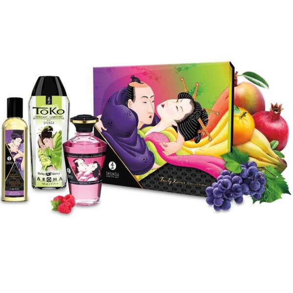 Shunga Fruity Kisses Collection — Gift Set — Massage Kits & Gift Sets — view 7