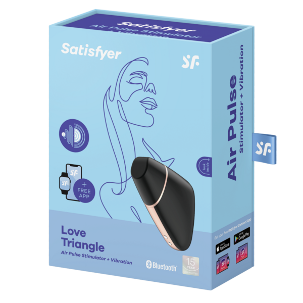 Satisfyer Love Triangle — Air Pulse Stimulator, App-Controlled — Air Pulse Vibrators — view 5