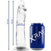 X Ray — Realistic Dildo, 21 cm, Clear — Dildos