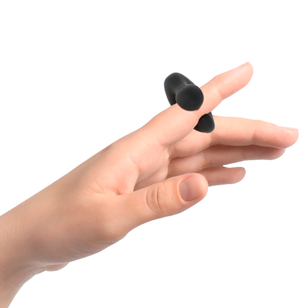Black & Silver Duckymania — Finger Vibrator, Rechargeable — Clitoral Stimulators — view 6