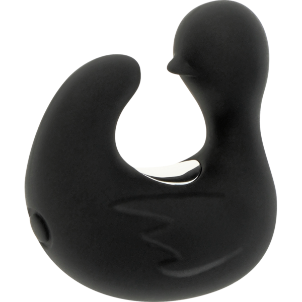 Black & Silver Duckymania — Finger Vibrator, Rechargeable — Clitoral Stimulators
