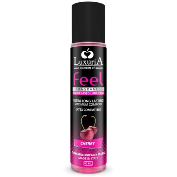Intimateline Luxuria Feel — Water-Based Lubricant, Cherry — Lubes