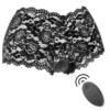Black & Silver Zara — Panty Vibrator, Remote Control — Clitoral Stimulators