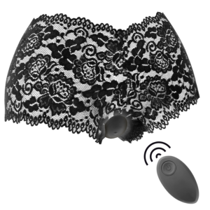 Black & Silver Zara — Panty Vibrator, Remote Control — Clitoral Stimulators