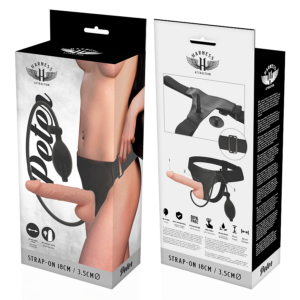 Harness Attraction Peter — Inflatable Dildo, 18 cm — Non-Vibrating Harnesses — view 2
