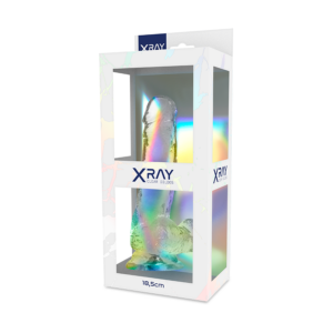 X Ray — Realistic Dildo, 18.5 cm, Clear, With Balls — Dildos — view 3