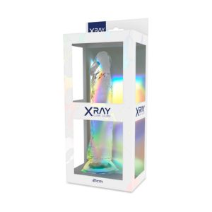 X Ray — Realistic Dildo, 21 cm, Clear — Dildos — view 2