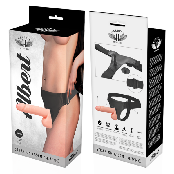 Harness Attraction Albert — Strap-On Dildo, 17.5 cm — Non-Vibrating Harnesses — view 5