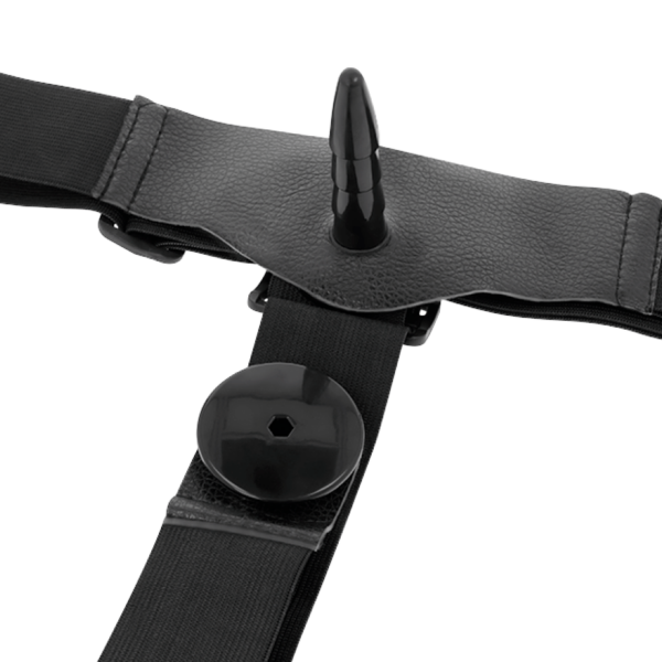Harness Attraction Rodney — Double Strap-On, 18 cm, Purple — Double Penetration Strap-Ons — view 3