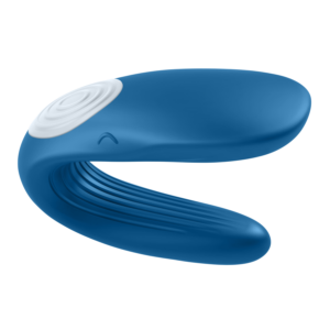 Satisfyer Partner Whale — Couples Vibrator, Silicone, Blue — Clitoral Stimulators