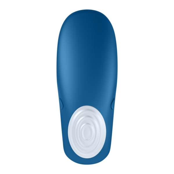 Satisfyer Partner Whale — Couples Vibrator, Silicone, Blue — Clitoral Stimulators — view 4