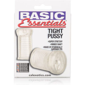 CalExotics Basic Essentials Tight Pussy — Stroker, Clear — Manual Strokers — view 3