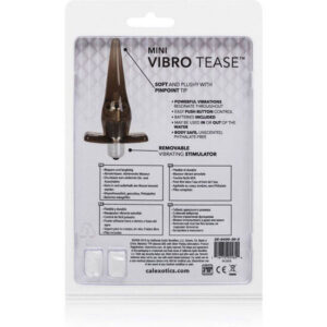 CalExotics Mini Vibro Tease — Vibrating Butt Plug, 10 cm — Anal — view 2
