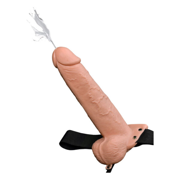 Fetish Fantasy Series — Hollow Strap-On, 22.9 cm, Ejaculating — Hollow Strap-Ons — view 2