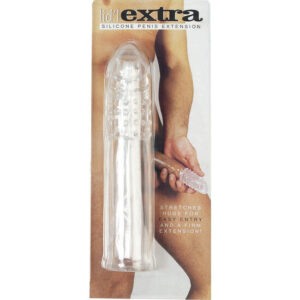 Seven Creations — Penis Extension Sleeve, Silicone, Transparent — Penis Accessories — view 2