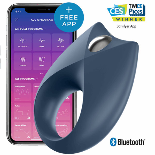 Satisfyer Royal One — Vibrating Cock Ring, App-Controlled — App-Controlled Sex Toys