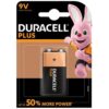 Duracell Plus Power 9V — Batteries, 1 Pack — Batteries & Spare Parts