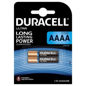 Duracell Ultra Power AAAA MX2500 — Batteries, 2 Pack — Batteries & Spare Parts
