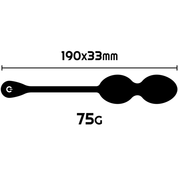 Rithual Nisha — Vibrating Kegel Balls, Rechargeable — Ben Wa Balls — view 3