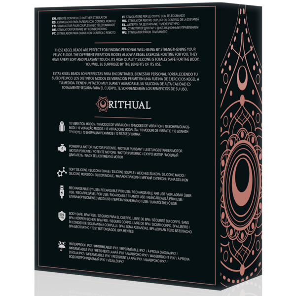 Rithual Nisha — Vibrating Kegel Balls, Rechargeable — Ben Wa Balls — view 10