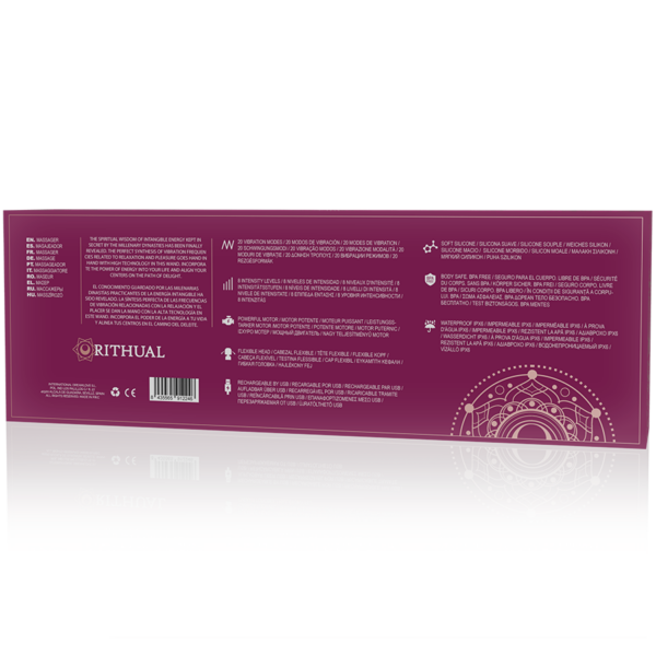 Rithual Akasha 2.0 — Wand Vibrator, Rechargeable — Handheld Massagers — view 5
