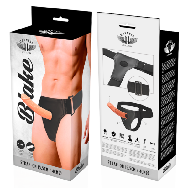 Harness Attraction Blake — Hollow Strap-On, 15.5 cm — Hollow Strap-Ons — view 5