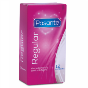 Pasante Regular — Condoms, 12 Pack, Natural — Classic Condoms