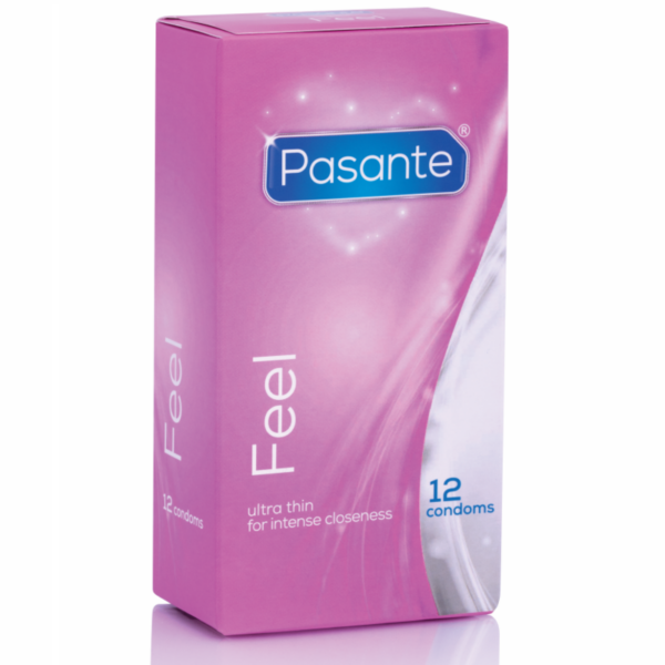 Pasante Sensitive Feel — Ultra Thin Condoms, 12 Pack — Condom Multipacks