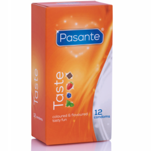 Pasante Taste — Flavoured Condoms, 12 Pack — Condom Multipacks