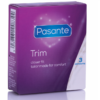 Pasante Trim — Snug Fit Condoms, 3 Pack — Condom 3 Packs