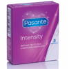 Pasante Ribs and Dots Intensity — Textured Condoms, 3 Pack — Condom 3 Packs