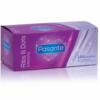 Pasante Ribs and Dots Intensity — Textured Condoms, 144 Pack, Box — Bulk Condom Packs