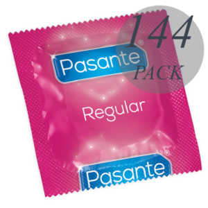 Pasante Regular — Condoms, 144 Pack, Bag — Bulk Condom Packs — view 3