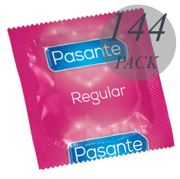 Pasante Regular — Condoms, 144 Pack, Bag — Bulk Condom Packs — view 3