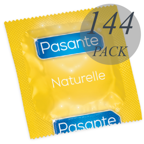 Pasante Naturelle — Condoms, 144 Pack, Box — Bulk Condom Packs — view 2