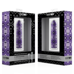 Custom Bullets Snake — Bullet Vibrator, Rechargeable, Purple — Bullet Vibrators — view 2