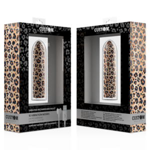 Custom Bullets Leopard — Bullet Vibrator, Rechargeable — Bullet Vibrators — view 3