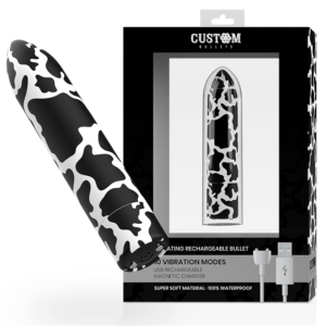 Custom Bullets Cow — Bullet Vibrator, Rechargeable — Bullet Vibrators