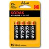 Kodak Xtralife Alkaline AA LR6 — Batteries, 4 Pack — Batteries & Spare Parts