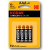 Kodak Xtralife Alkaline AAA LR03 — Batteries, 4 Pack — Batteries & Spare Parts