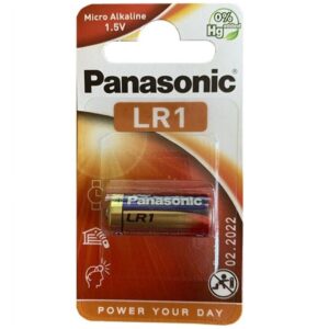 Panasonic Alkaline N LR1 — Batteries, 1 Pack — Batteries & Spare Parts