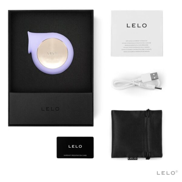 LELO Sila — Clitoral Stimulator, Sonic, Lilac — Air Pulse Vibrators — view 2