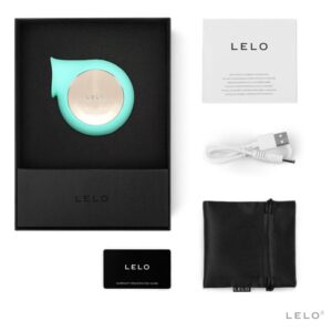 LELO Sila — Clitoral Stimulator, Sonic, Aqua Green — Air Pulse Vibrators — view 3