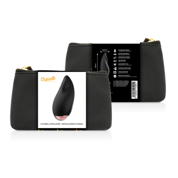 Coquette Chic Desire Drop — Clitoral Vibrator, Black — Clitoral Stimulators — view 7