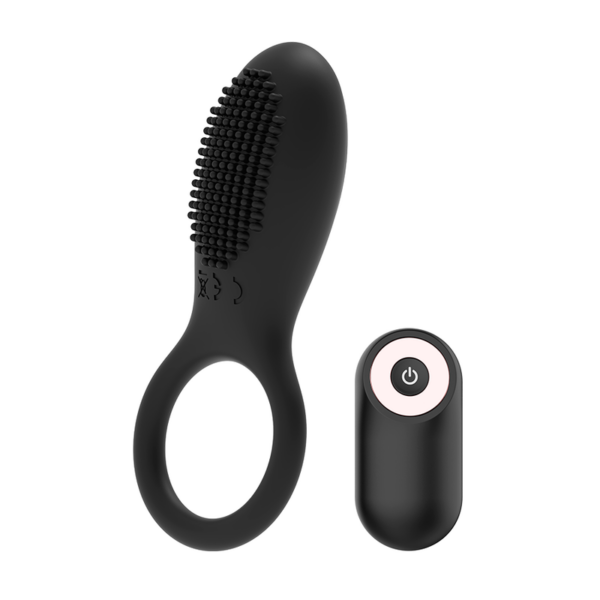 Coquette Chic Desire — Vibrating Cock Ring, Remote Control, Black — Cock Rings — view 7