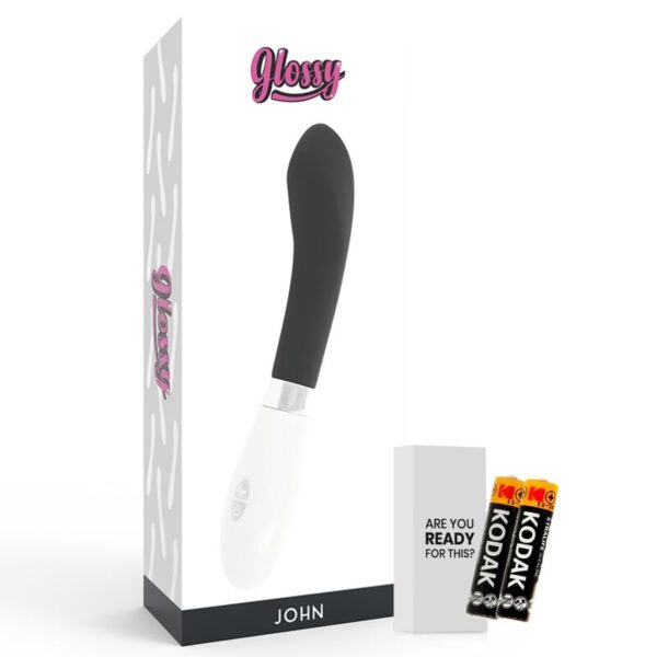 Glossy John — Vibrator, Waterproof, Black — Classic Vibrators — view 6