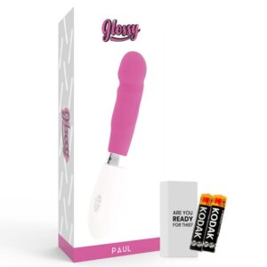 Glossy Paul — Realistic Vibrator, Waterproof, Pink — Realistic Vibrators — view 2